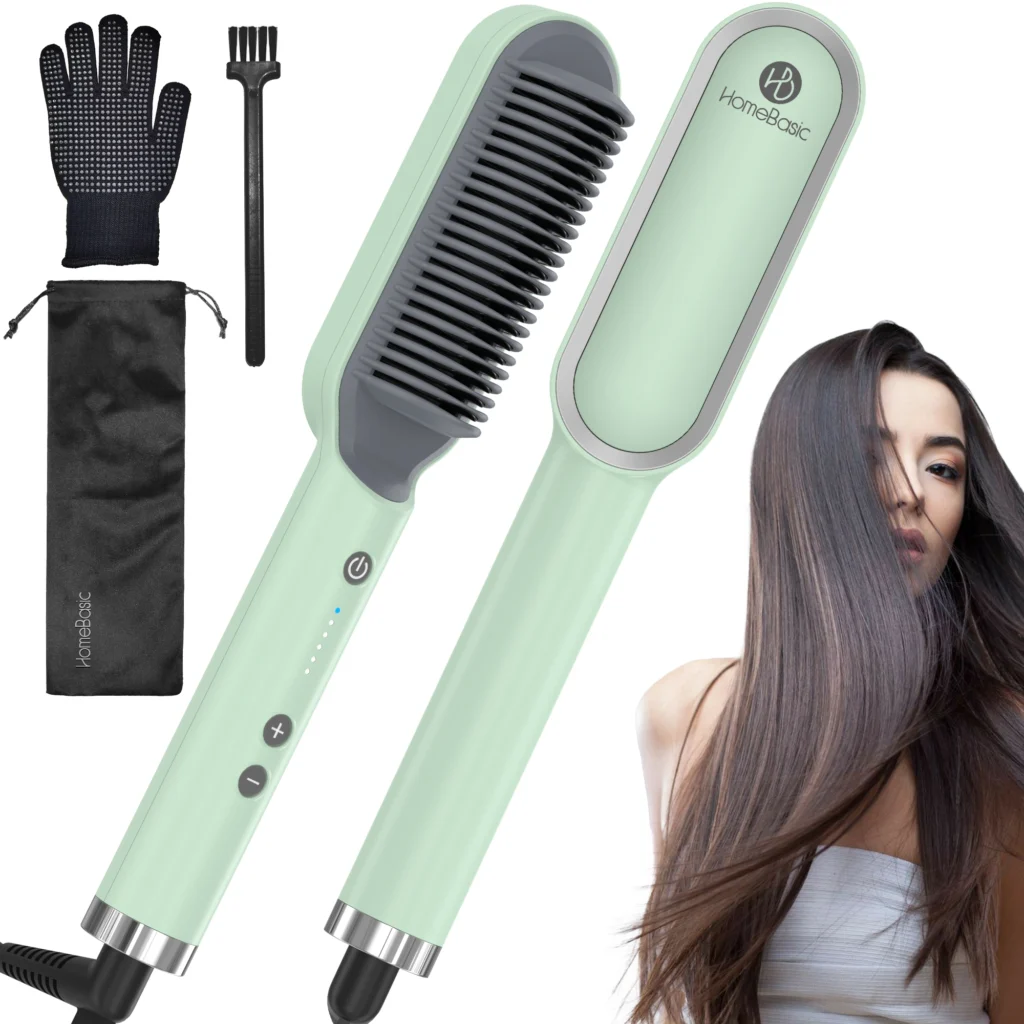 Ceramic Hair Straightening Brush