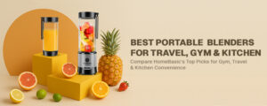 borosilicate blender banner Discover the top rechargeable blenders for busy lifestyles with a comparison of HomeBasic R100 and Borosilicate Glass models. Find the perfect one for your on-the-go blending needs!
