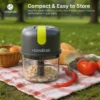 Electric Food Chopper – 250ml Rechargeable Mini Chopper