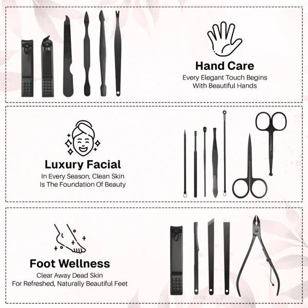manicure pedicure kit for women