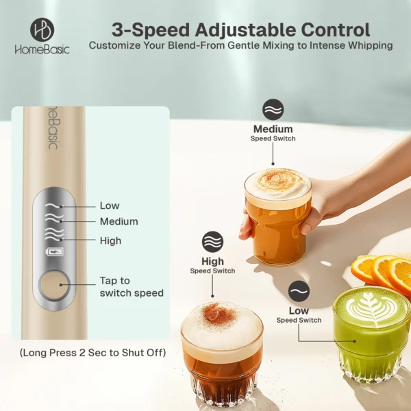 Rechargeable Milk Frother