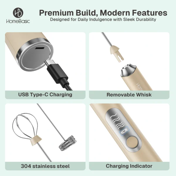 Rechargeable Milk Frother