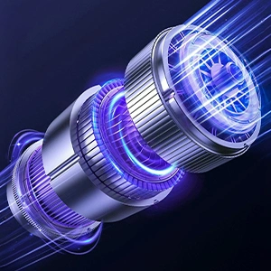 WHISPER-QUIET YET POWERFUL MOTOR