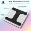 HomeBasic digital body weighing machine with accurate 0.1g precision, 180kg capacity, LCD display