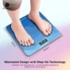 HomeBasic digital body weighing machine with accurate 0.1g precision, 180kg capacity, LCD display