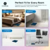 HomeBasic Digital Body Weighing Scale with 180kg capacity, high-precision sensors