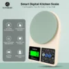 HomeBasic 5Kg digital kitchen weighing machine with 0.1g precision, tare function, and LCD display.