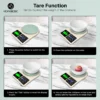 HomeBasic 5Kg digital kitchen weighing machine with 0.1g precision, tare function, and LCD display.
