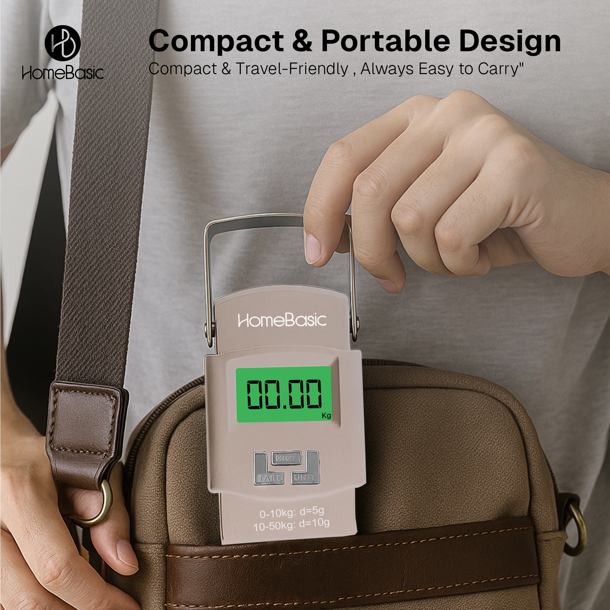 Digital Luggage Weighing Scale 50kg – Portable Travel Scale