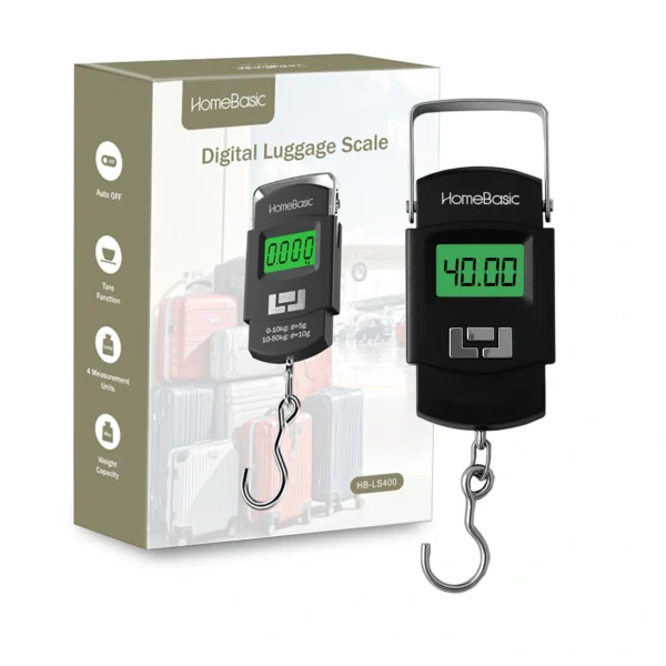 Electronic Luggage Weighing Scale – 50kg Travel Digital Scale with LCD