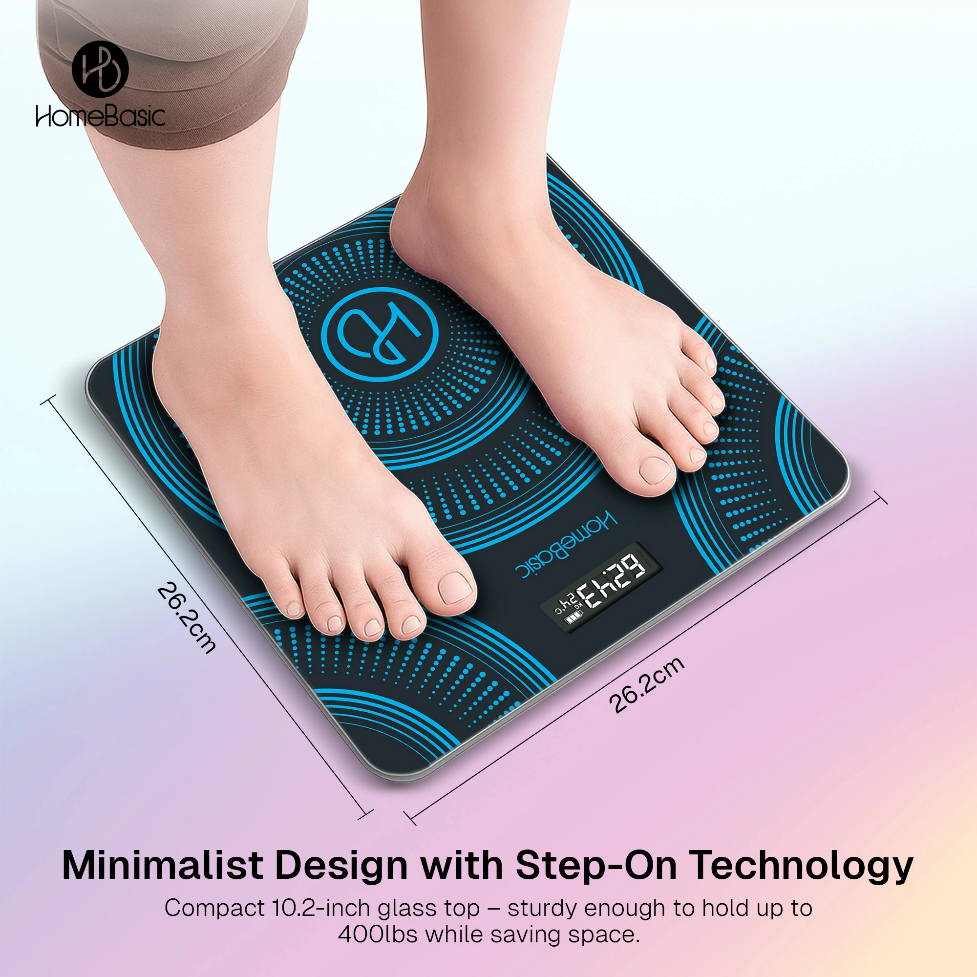 Smart digital weight machine by HomeBasic