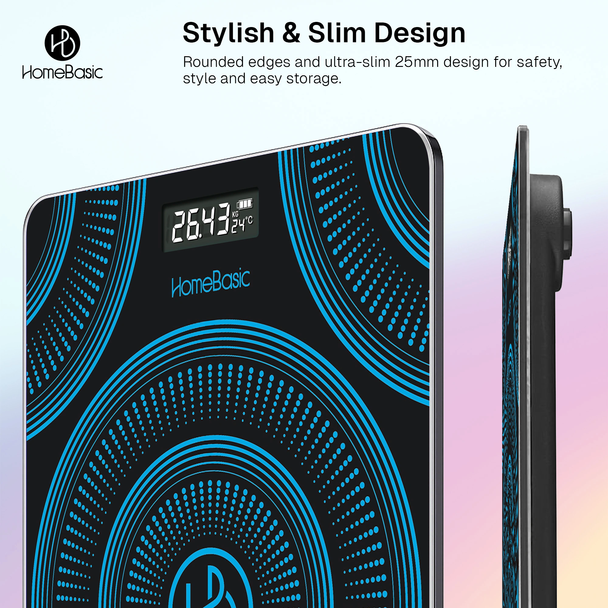 Smart digital weight machine by HomeBasic
