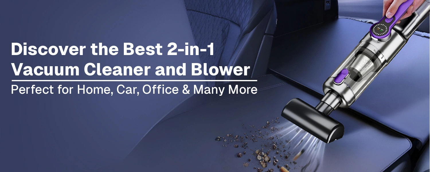 Best 2-in-1 Vacuum Cleaner and Blower – Portable, Rechargeable, Dual-Mode Cleaning Vacuum Cleaner | HomeBasic best price in India