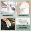 Foldable Garment Steamer – Fast Heat-Up Handheld Clothes Steamer