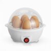 HomeBasic 7-egg electric egg boiler with 350W rapid heating, one-touch operation, auto shut-off, transparent lid and easy-to-clean design for perfect soft to hard boiled eggs.​