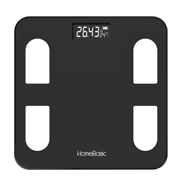 smart digital body weighing scale 1 Stay on top of your health with the HOMEBASIC Smart digital Body Weighing Scale